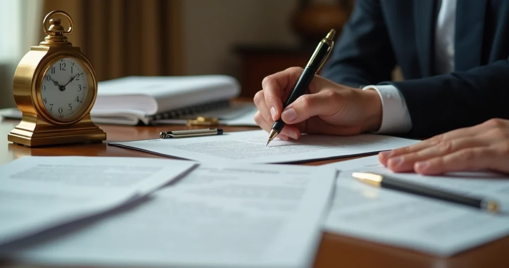 Documentos organizados para planejamento sucessório